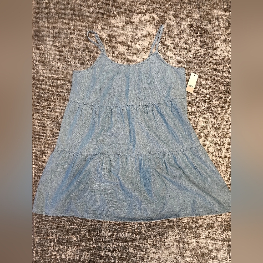 NWT! Nordstrom-BP Women's Sleeveless Mini Jean Dress Medium